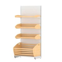 Стеллаж пристенный STAHLER (CRYSPI) Eco Line L=1000, H=2250, с полками для хлеба